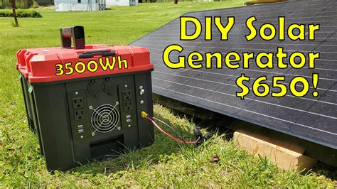 how do you make a solar electric power box|diy solar generator plans.